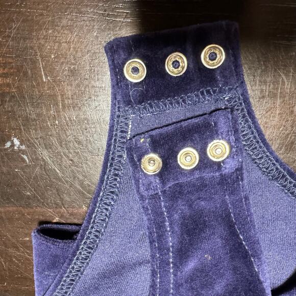 Vintage James Allen New York Navy Velour Body Suit - LIKE NEW!! Medium Womens - Picture 6 of 6